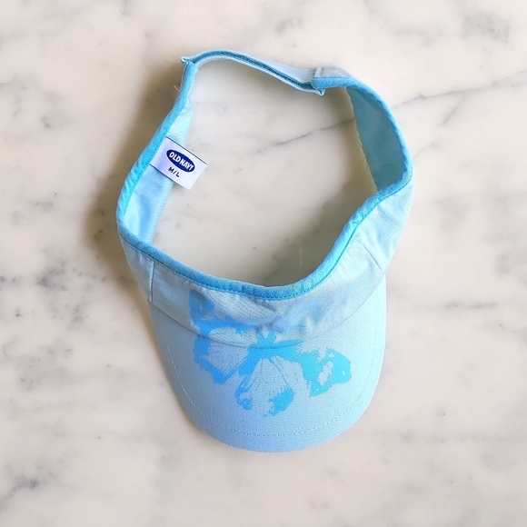 NWOT. Old Navy 100% Cotton Hat with painted butterfly and adjustable back. - Picture 2 of 3